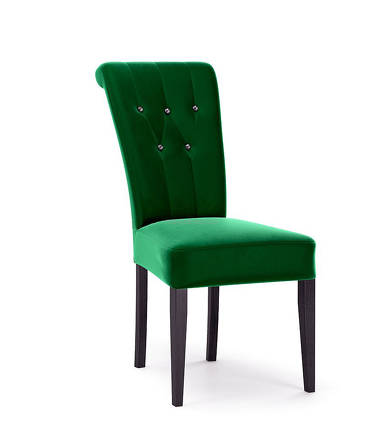 Nowoczesne krzesło tapicerowane A66 - Nowoczesne krzesło tapicerowane A66, kolor czerń, tkanina Primo 8818