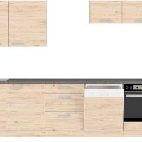 Meble kuchenne Bordo 2,6m - 3