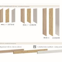 Szare meble do kuchni Congo 2,6m - 5