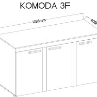 Komoda 3F do Twojego salonu