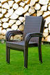 Eleganckie meble ogrodowe Exotico - Złożone fotele z zestawu ogrodowego Exotico