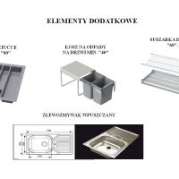 Meble do kuchni Grey połysk 3,2m cichy domyk - 8