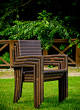 Nowoczesne meble ogrodowe Brosi  - Krzesła ogrodowe Brosi zajmuja mało miejsca