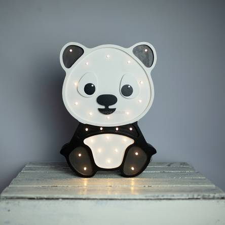 Dziecięca lampka Panda - Dziecięca lampka Panda ciemno szara