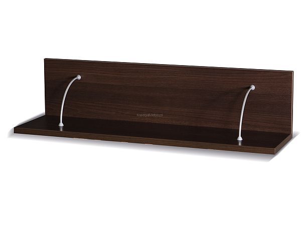 półka wisząca maximus  w kolorze kasztan wenge